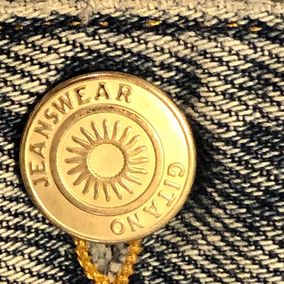 Vintage Gitano High Waist Button Fly Jeans Shorts 10 - Picture 3 of 4